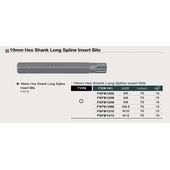 Бита насадка 10 мм L-75 мм Spline M8 TOPTUL FSFB1208, фото , зображення 3 | SNABZHENIE.com.ua