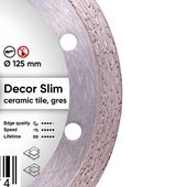 Круг алмазный DISTAR Decor Slim 125x1,2/1,0x8x22,23, фото , изображение 2 | SNABZHENIE.com.ua