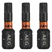 Насадки AEG HEX 4, 25 мм ударостойкие, 3 шт., фото , изображение 2 | SNABZHENIE.com.ua