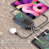 Повербанк 30000 мАч с солнечной панелью QC3.0 PROTESTER PRO-S30, фото , изображение 4 | SNABZHENIE.com.ua