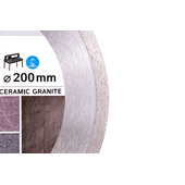 Алмазный круг DISTAR Bestseller 200x1,7x8,5 для керамики и гранита, фото , изображение 4 | SNABZHENIE.com.ua