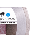 Круг алмазный DISTAR 250мм для керамики и гранита, фото , изображение 3 | SNABZHENIE.com.ua