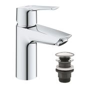 Смеситель Grohe QuickFix S-Size 23551002 с донным клапаном, фото  | SNABZHENIE.com.ua