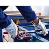 Струбцина Maxipress F-120 см, щелепа 120 мм, направляюча 35x8 мм, фото , зображення 2 | SNABZHENIE.com.ua