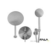 Душевой комплект скрытого монтажа STEELY R FALA: 2 функции, шланг - 1.5 м, фото  | SNABZHENIE.com.ua