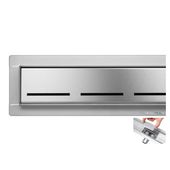 Трап подлоговый для душа из нержавеющей стали LINE FALA; 60х 7х 7 см, сифон h= 52 мм, фото  | SNABZHENIE.com.ua