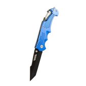 Складаний ніж MASTERTOOL 204х33 мм, чорне лезо, алюмінієва ручка 79-0123, фото  | SNABZHENIE.com.ua