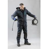 Комплект утепленной рабочей одежды HOEGERT, темно-синий, размер M, фото , изображение 2 | SNABZHENIE.com.ua