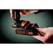 Акумуляторний дриль-шуруповерт BLACK DECKER BDCDD18N, 18 В, фото , зображення 2 | SNABZHENIE.com.ua