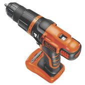 Акумуляторна ударна дрель-шуруповерт BLACK DECKER 18В BDCH188N, фото , зображення 2 | SNABZHENIE.com.ua