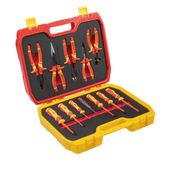 Диэлектрический инструмент 1000 В, набор 12 шт. HOEGERT HT1E100, фото  | SNABZHENIE.com.ua