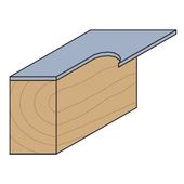 Фреза CMT обгонная 19x60x120 мм, сменный нож, хвостовик 12,7 мм, фото , изображение 4 | SNABZHENIE.com.ua