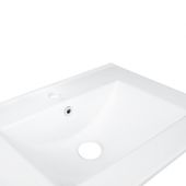 Раковина Qtap Albatross 600x460x180 Белая без донного клапана, фото , изображение 2 | SNABZHENIE.com.ua