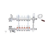 Коллекторная группа Icma 1-6 выходов с расходомером K0111, новая, фото , изображение 3 | SNABZHENIE.com.ua