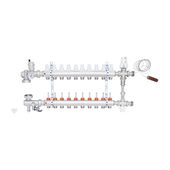 Коллекторная группа Icma 1-10 выходов с расходомером, фото , изображение 3 | SNABZHENIE.com.ua