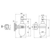 Дозатор для жидкого мыла Qtap Liberty CRM 1152, фото , изображение 2 | SNABZHENIE.com.ua