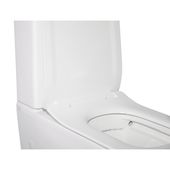 Унітаз-компакт Qtap Crow безободковий з сидінням Soft-close QT05222170W, фото , зображення 6 | SNABZHENIE.com.ua