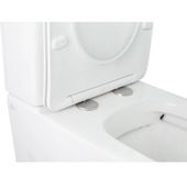 Унітаз-компакт Qtap Stork безободковий, сидіння Soft-close, фото , зображення 5 | SNABZHENIE.com.ua