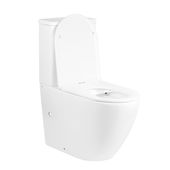 Унітаз-компакт Qtap Robin безободковий з сидінням Soft-close QT1322, фото , зображення 3 | SNABZHENIE.com.ua