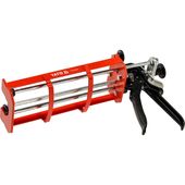 Пистолет скелетный для герметиков YATO с двойным картриджем, фото , изображение 4 | SNABZHENIE.com.ua