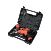 Импульсный паяльник 200 Вт, макс t=500°C, с аксессуарами YATO YT-82451, фото , изображение 2 | SNABZHENIE.com.ua