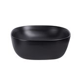 Раковина-чаша Qtap Kolibri 410x410x150, матовая черная, фото , изображение 2 | SNABZHENIE.com.ua