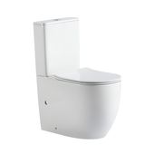 Унітаз Qtap Robin New Ultra Quiet безободковий з сидінням Soft-Close БІЛИЙ, фото  | SNABZHENIE.com.ua