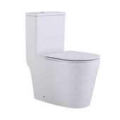 Унітаз-моноблок Qtap Swan Ultra Quiet безободковий Soft-Close, білий, фото , зображення 3 | SNABZHENIE.com.ua