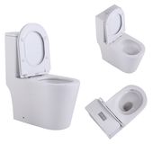 Унітаз-моноблок Qtap Swan Ultra Quiet безободковий Soft-Close, білий, фото , зображення 6 | SNABZHENIE.com.ua