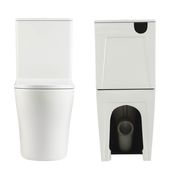 Унітаз Qtap Virgo Ultra Quiet безободковий з сидінням Soft-Close, білий, фото , зображення 5 | SNABZHENIE.com.ua