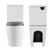 Унітаз напольний Qtap Freedom Rimless безободковий Soft-Close БІЛИЙ QT22226098W, фото , зображення 5 | SNABZHENIE.com.ua