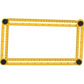 Шаблон - линейка VOREL для переноса измерений, 310 х 175 х 25 мм (VO-18470), фото , изображение 3 | SNABZHENIE.com.ua