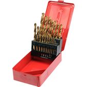 Набор сверл по металлу титановый STHOR: HSS-TiN. &Oslash;= 1,0-10,0 мм, 19 шт., фото  | SNABZHENIE.com.ua