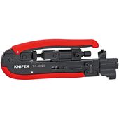Компрессионный инструмент KNIPEX 97 40 20 SB для коаксиальных кабелей, фото  | SNABZHENIE.com.ua