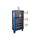 Інструментальна тележка на колесах, 6+4 полиці, посилена 87G001DQA-BK, фото , зображення 2 | SNABZHENIE.com.ua