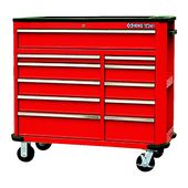 Тумба інструментальна червона, 11 полиць, фото  | SNABZHENIE.com.ua