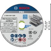 Круг отрезной 76x1,0x10 мм по нержавейке Expert for Inox 5 шт, фото , изображение 4 | SNABZHENIE.com.ua