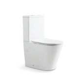 Унітаз підлоговий Qtap Swan Ultra Quiet з сидінням Soft-close 640x360x835 мм QT16222182TW Білий, фото  | SNABZHENIE.com.ua
