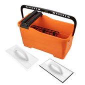 Набор: ведро 25 л с решеткой и роликами, терка с резиной NEO 50-253, фото  | SNABZHENIE.com.ua