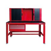 Верстак слесарний 3 полиці висувних, навісний шаф., фото  | SNABZHENIE.com.ua