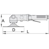 Углошлифовальная машинка пневматическая UNIOR, фото , изображение 2 | SNABZHENIE.com.ua
