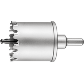 Коронка 60 мм твердосплавная с адаптером, нерж. сталь, фото , изображение 2 | SNABZHENIE.com.ua