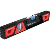 Ударостійкий рівень YATO 30 см з магнітами, 2 капсули, алюміній, фото , зображення 3 | SNABZHENIE.com.ua