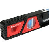 Ударостійкий рівень YATO 30 см з магнітами, 2 капсули, алюміній, фото , зображення 4 | SNABZHENIE.com.ua