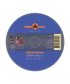 Круг отрезной по металлу 125 х 1,0 х 22,2 мм PROFITOOL Industrial F41