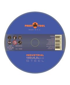 Круг зачистной по металлу 180 х 6,0 х 22,2 мм PROFITOOL Industrial F27