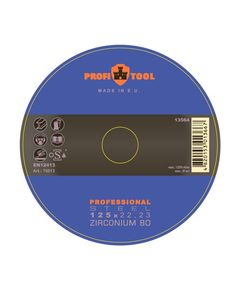 Круг шлифовальный лепестковый 125 x 22,23 мм PROFITOOL Professional ZIRCONIUM 80 (76013)