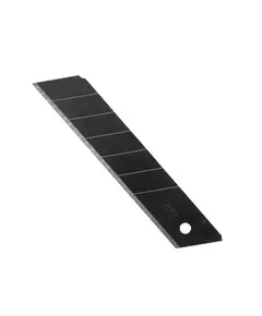 Лезвие HBB-5B сегментированное черное 25 мм 5 шт; 0,7 мм с двойным углом заточки OLFA (C160102), фото  | SNABZHENIE.com.ua