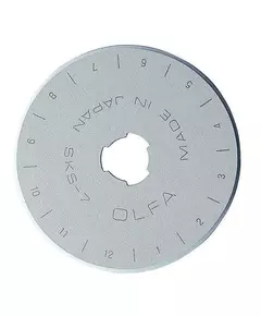 Лезо RB45-10 дискове 45 мм 10 шт. 0,3 мм з подвійним кутом заточування OLFA (C611301), фото  | SNABZHENIE.com.ua