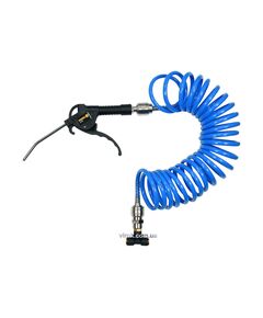 Пневматичний пістолет для продувки VOREL зі спіральним шлангом l=5 м, швидкознімним трійником &Oslash;=5х8 мм, 3 шт., фото  | SNABZHENIE.com.ua